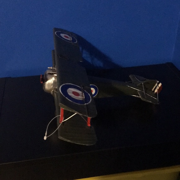 Metal antique plane decor - Picture 3 of 4